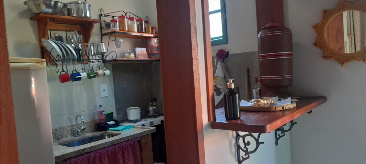 Mini cozinha do bangalô