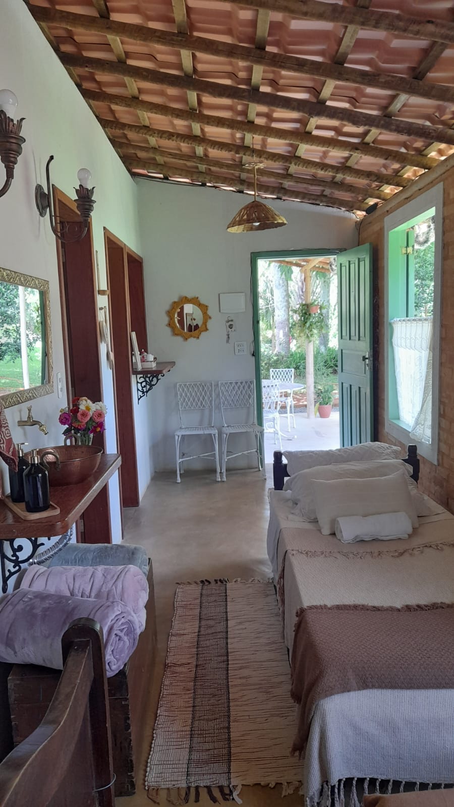 Interior do bangalô