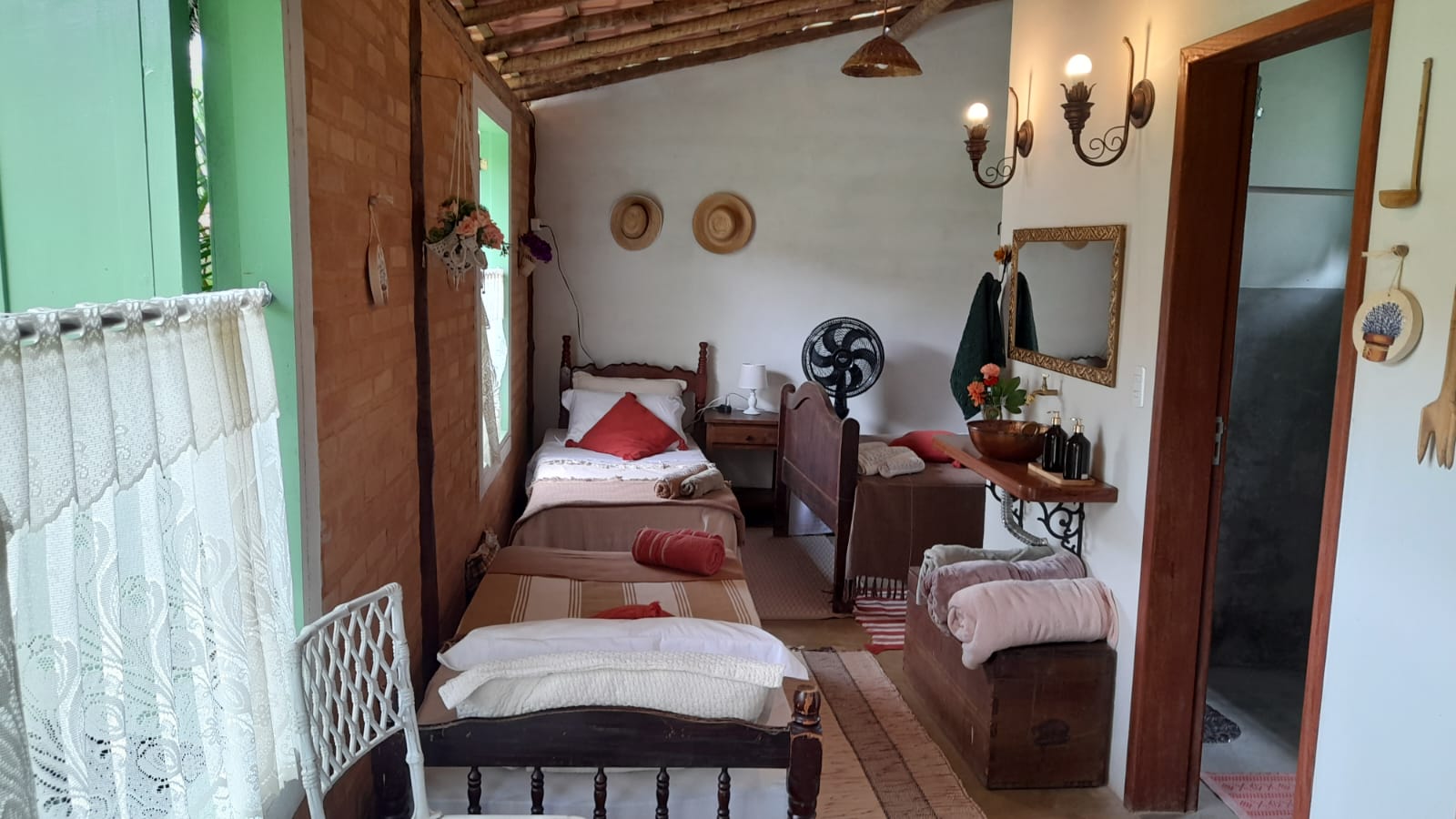 Bangalô, área de estar